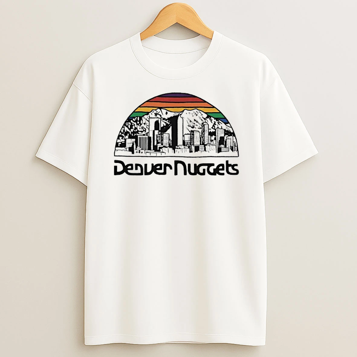 Denver Nuggets Homage City Edition Retro Skyline Shirts