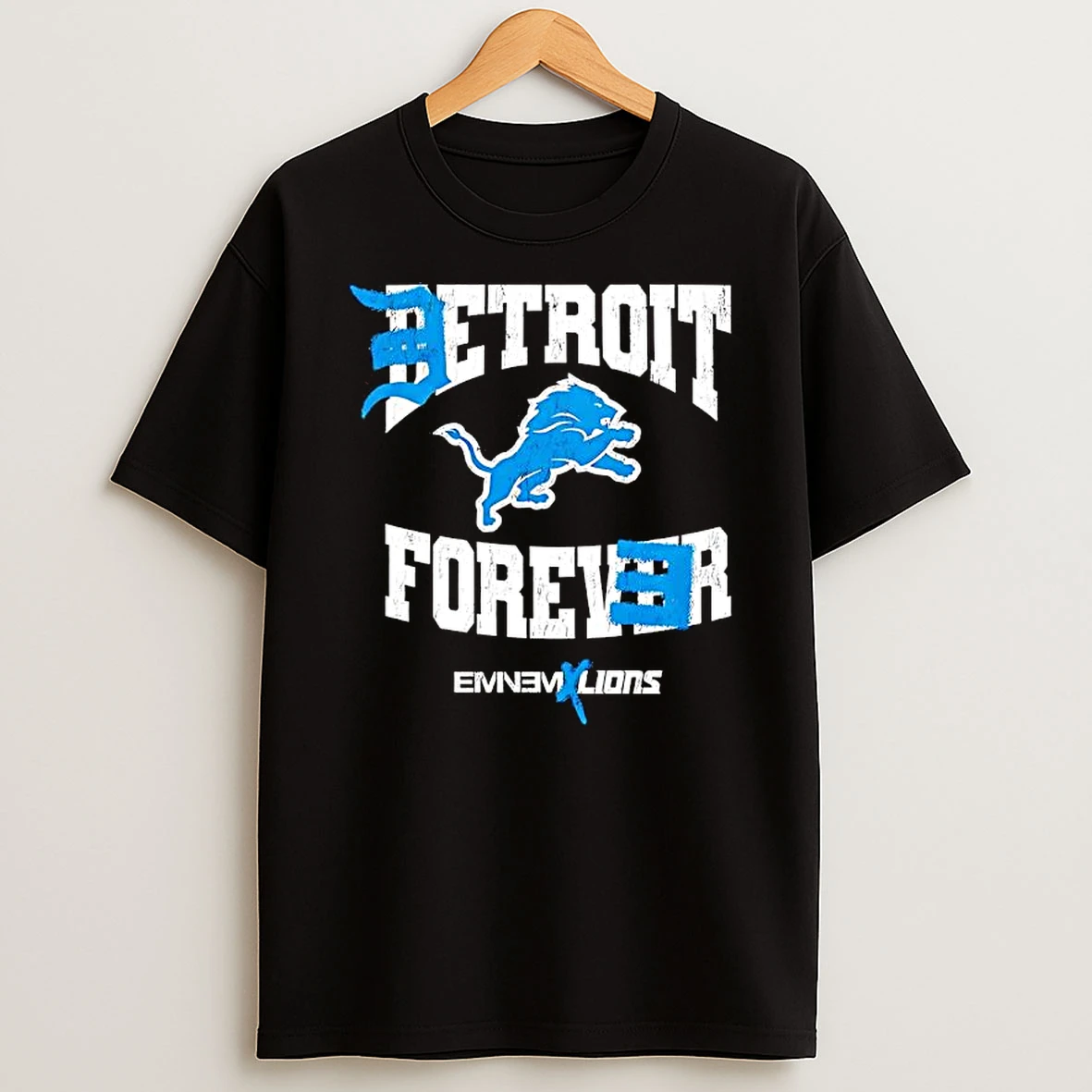 Detroit Lions Detrit Forever Eminem Lions Shirts