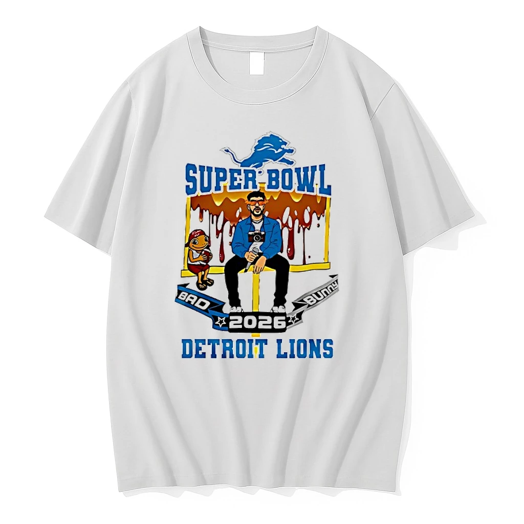 Detroit Lions X Bad Bunny Super Bowl 2026 Shirts