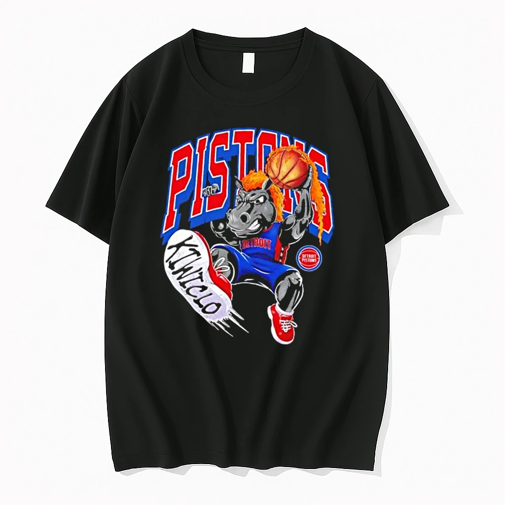 Detroit Pistons Mascot Hooper Slam Basketball Shirts