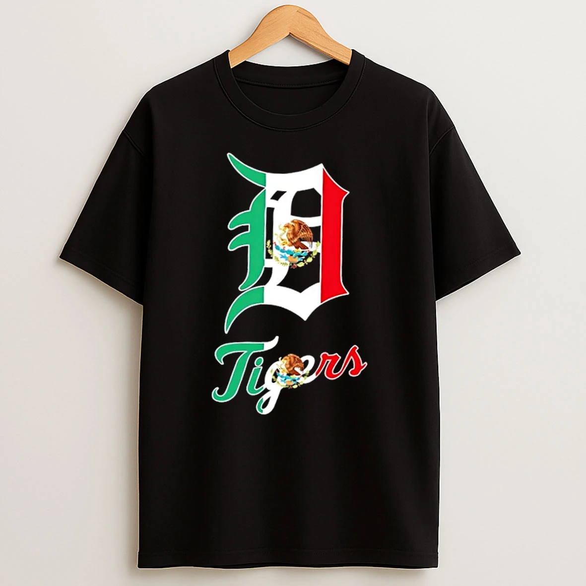 Detroit Tigers Baseball X Mexican Flag Shirts