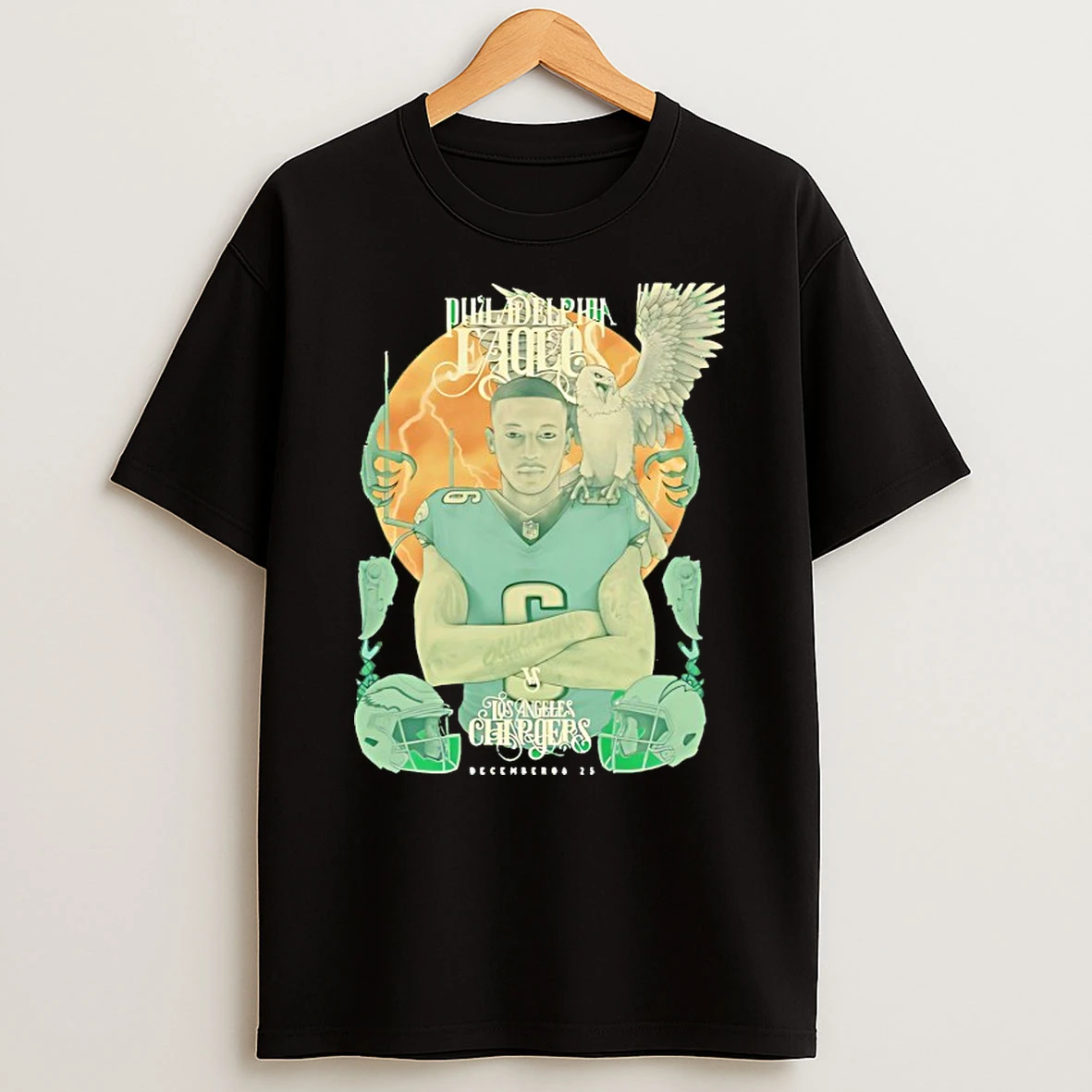 Devonta Smith Philadelphia Eagles Vs Los Angeles Chargers Shirts