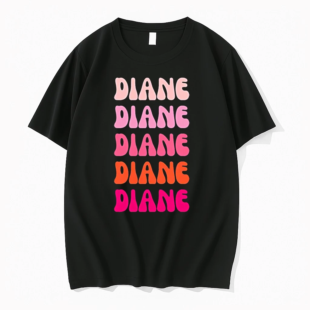 Diane Retro Stack Design Shirts