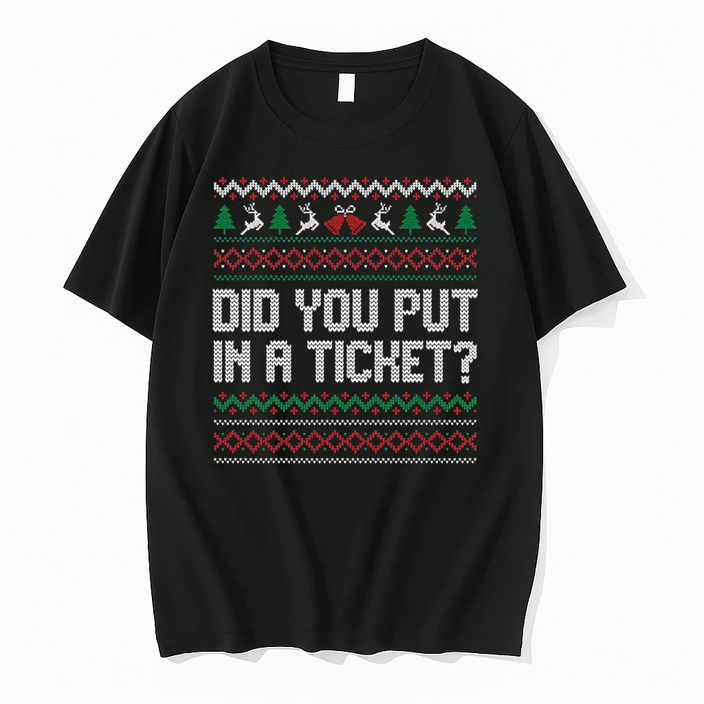 Did You Put In A Ticket Ugly Christmas Computer Tech Support Shirts