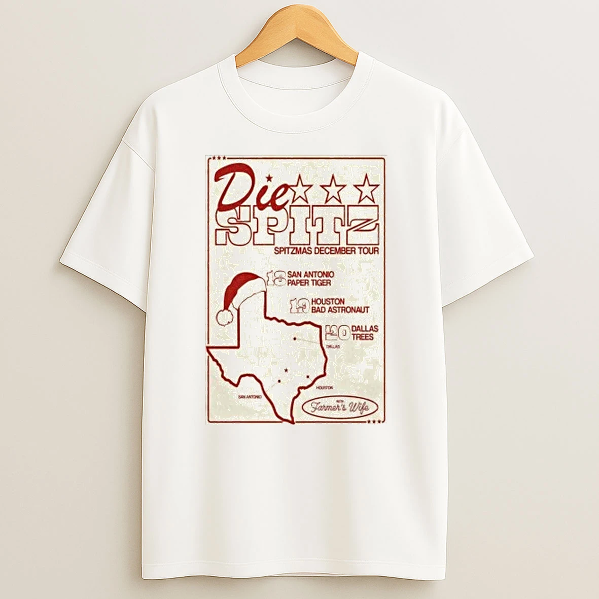 Die Spitz Spitzmas December Tour 2025 Shirts