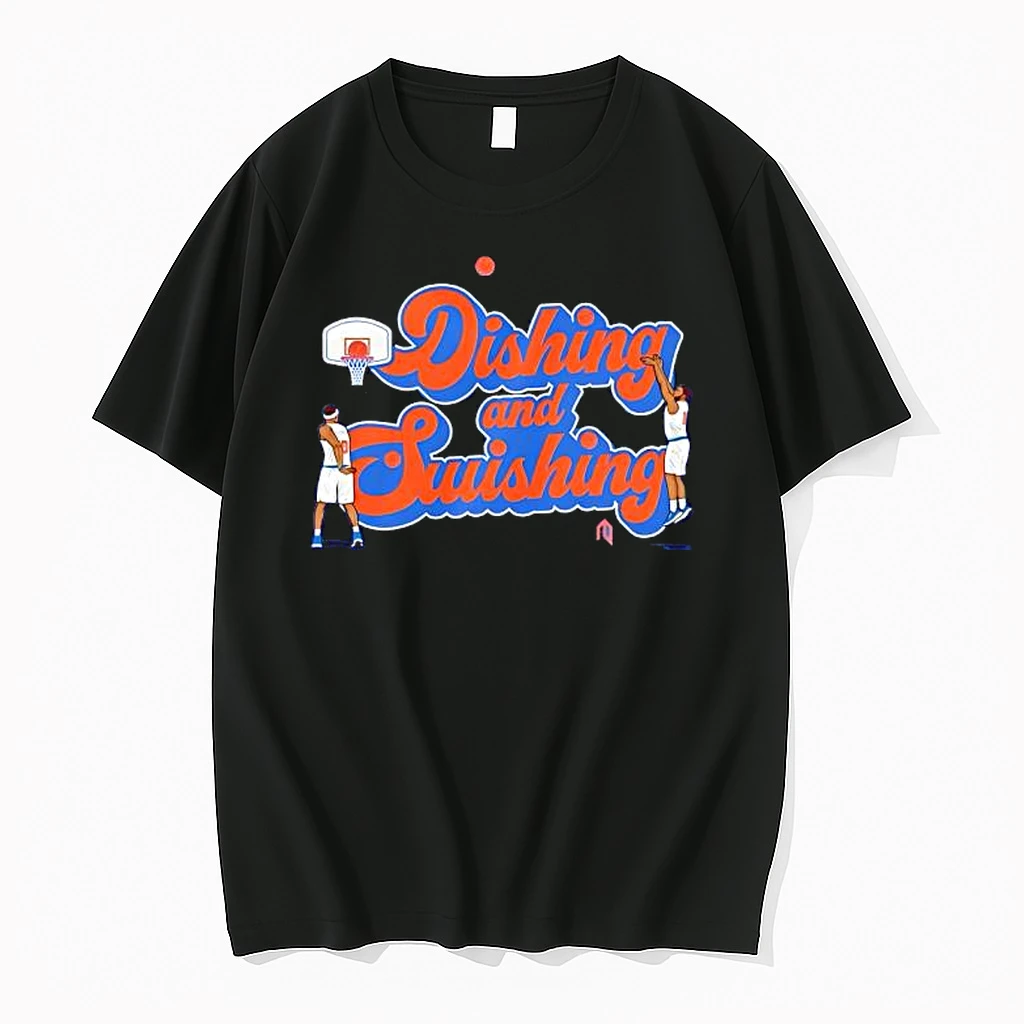 Dishing And Swishing New York Knicks Players Graphic Shirts