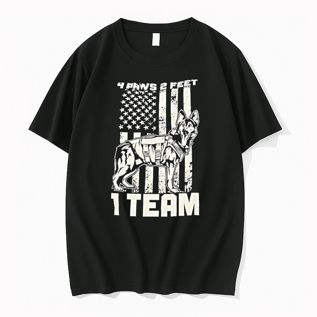 Dog 4 Paws 2 Feet 1 Team Usa Flag Shirts
