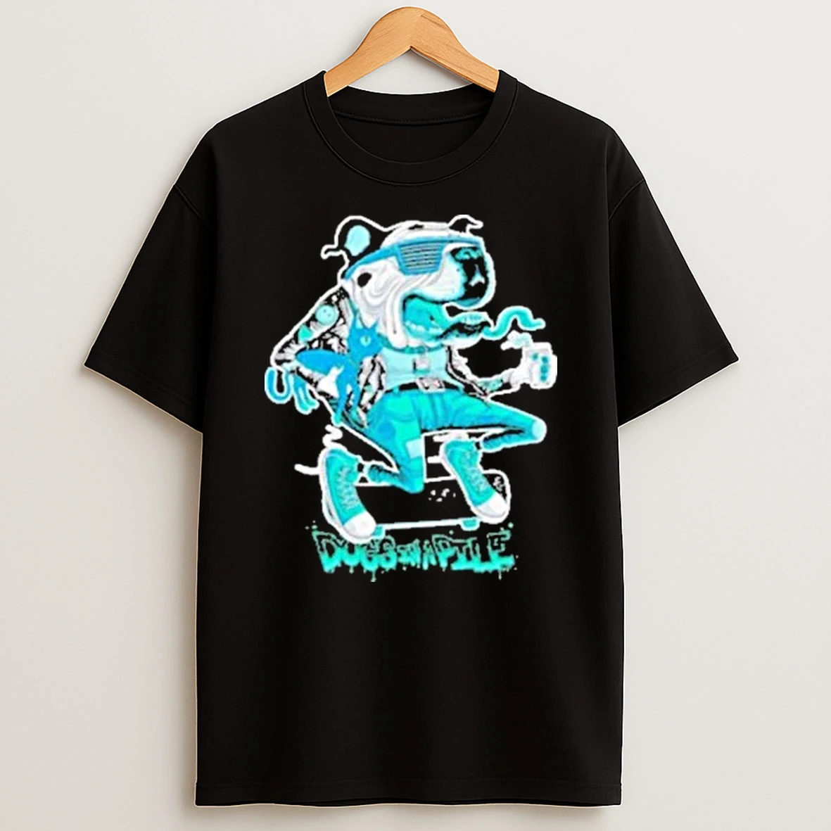 Dogs In Apile Skater Dog Shirts