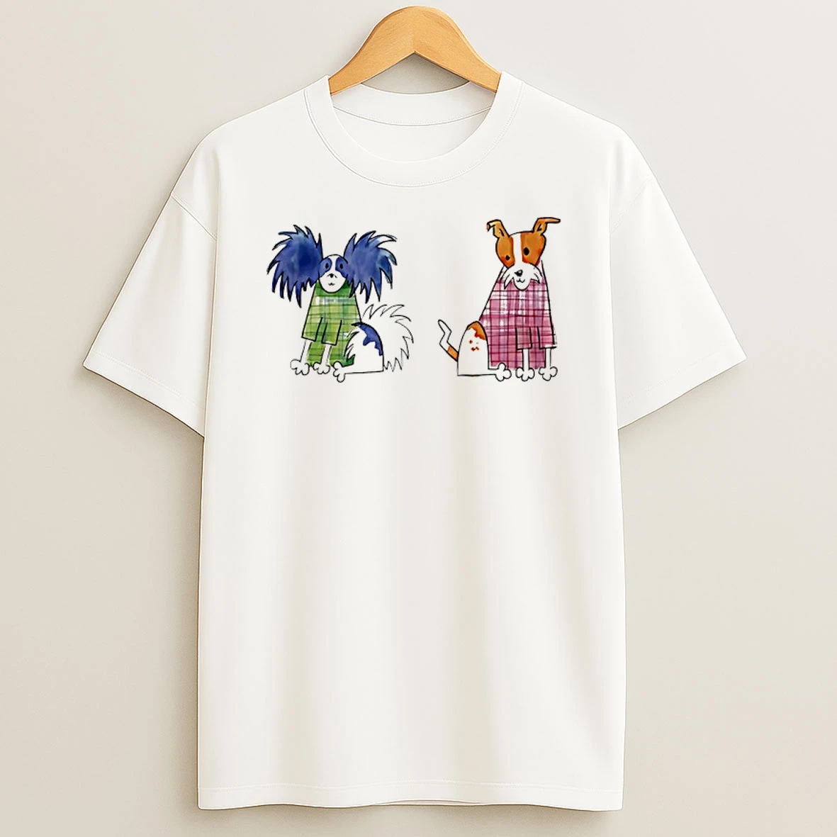 Dogs In Jumpers Graphic Art Shirts