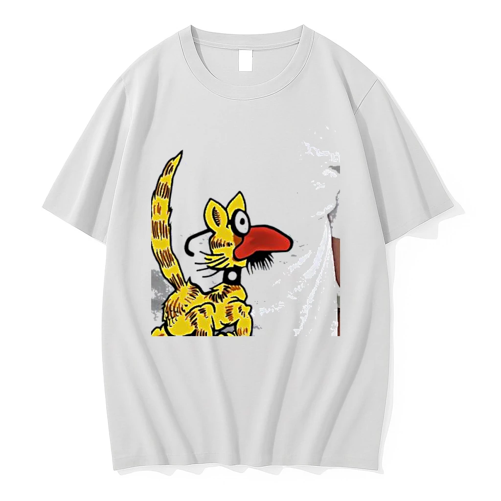 Don Martins Cat Cartoon White Shirts