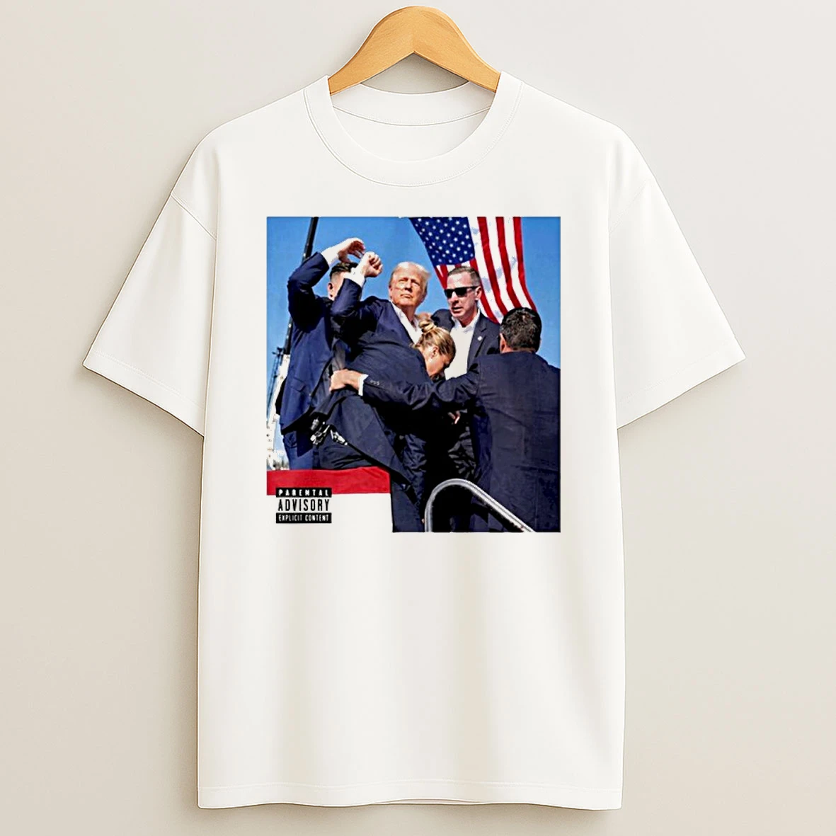 Donald Trump Failed Attempt Old Row Parental Advisory Shirts