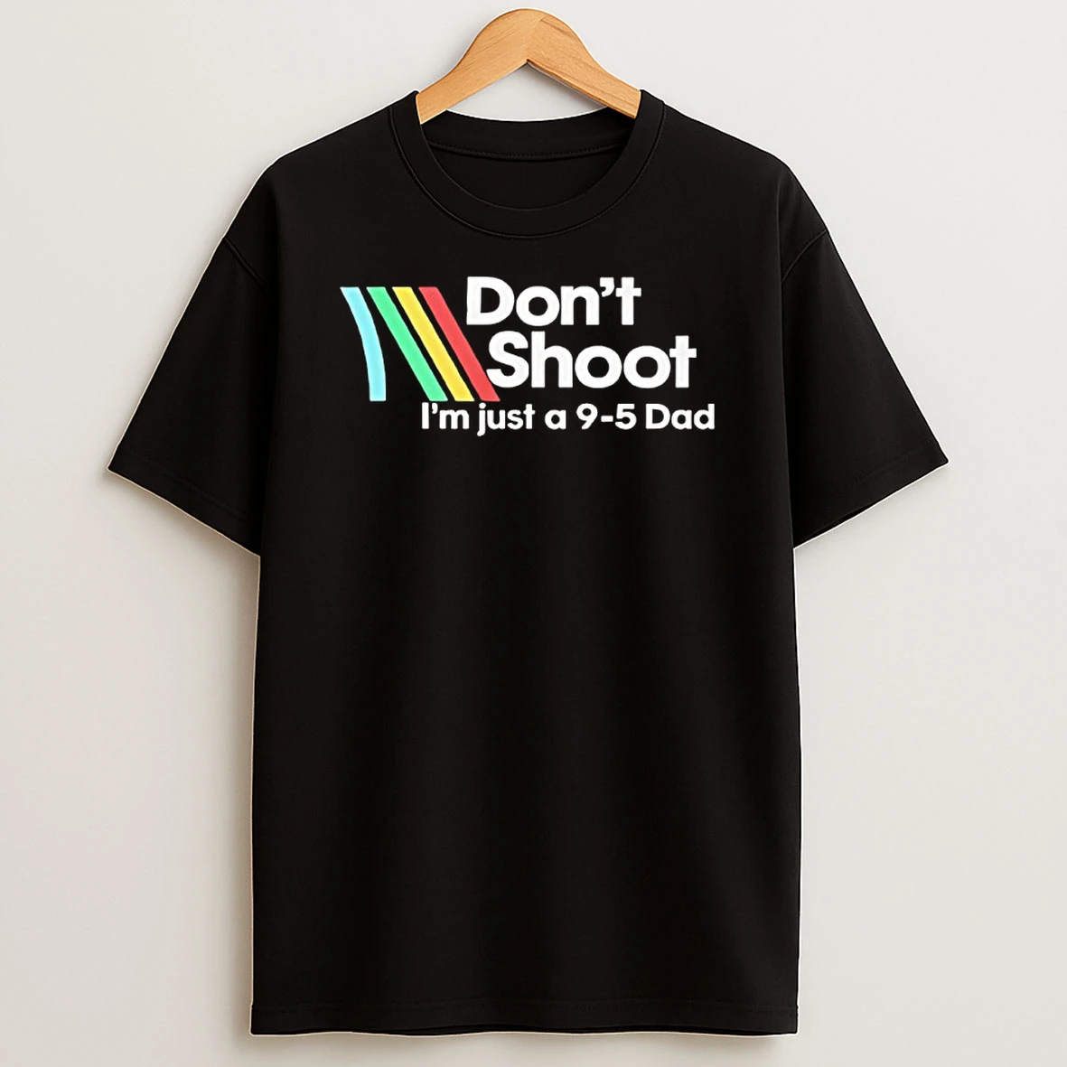 Dont Shoot Im Just A 9 5 Dad Arc Logo Shirts