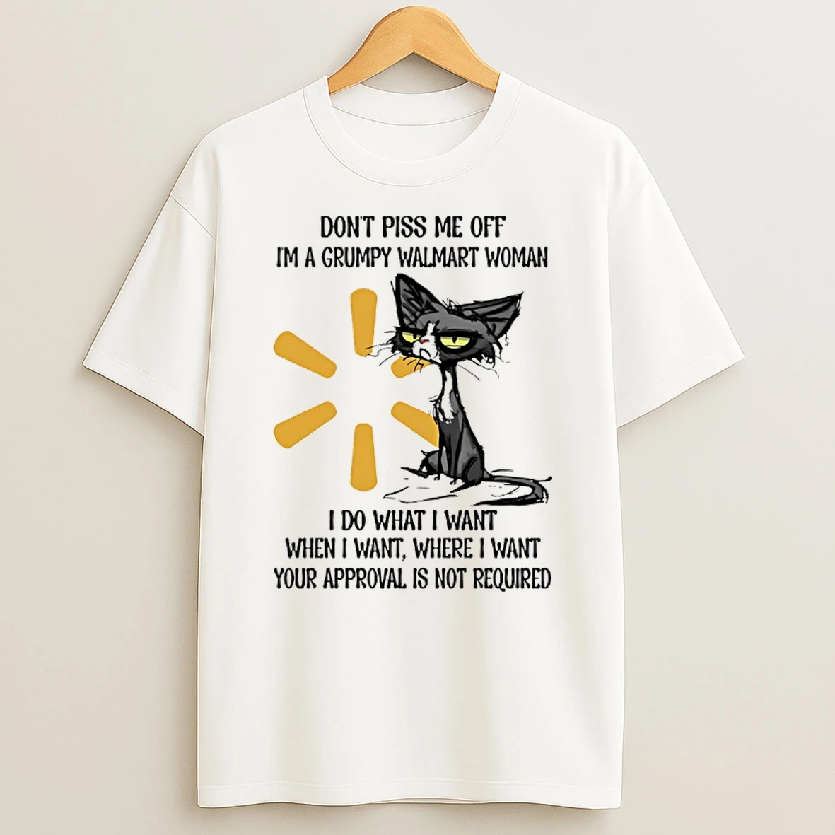 Dont Piss Me Off Im A Grumpy Cat Walmart Woman Shirts