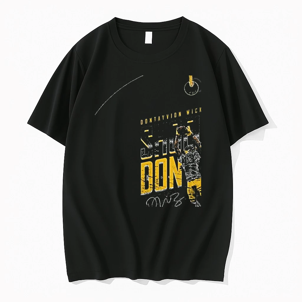 Dontayvion Wicks Green Bay Shoeless Catch Signature 2025 Shirts
