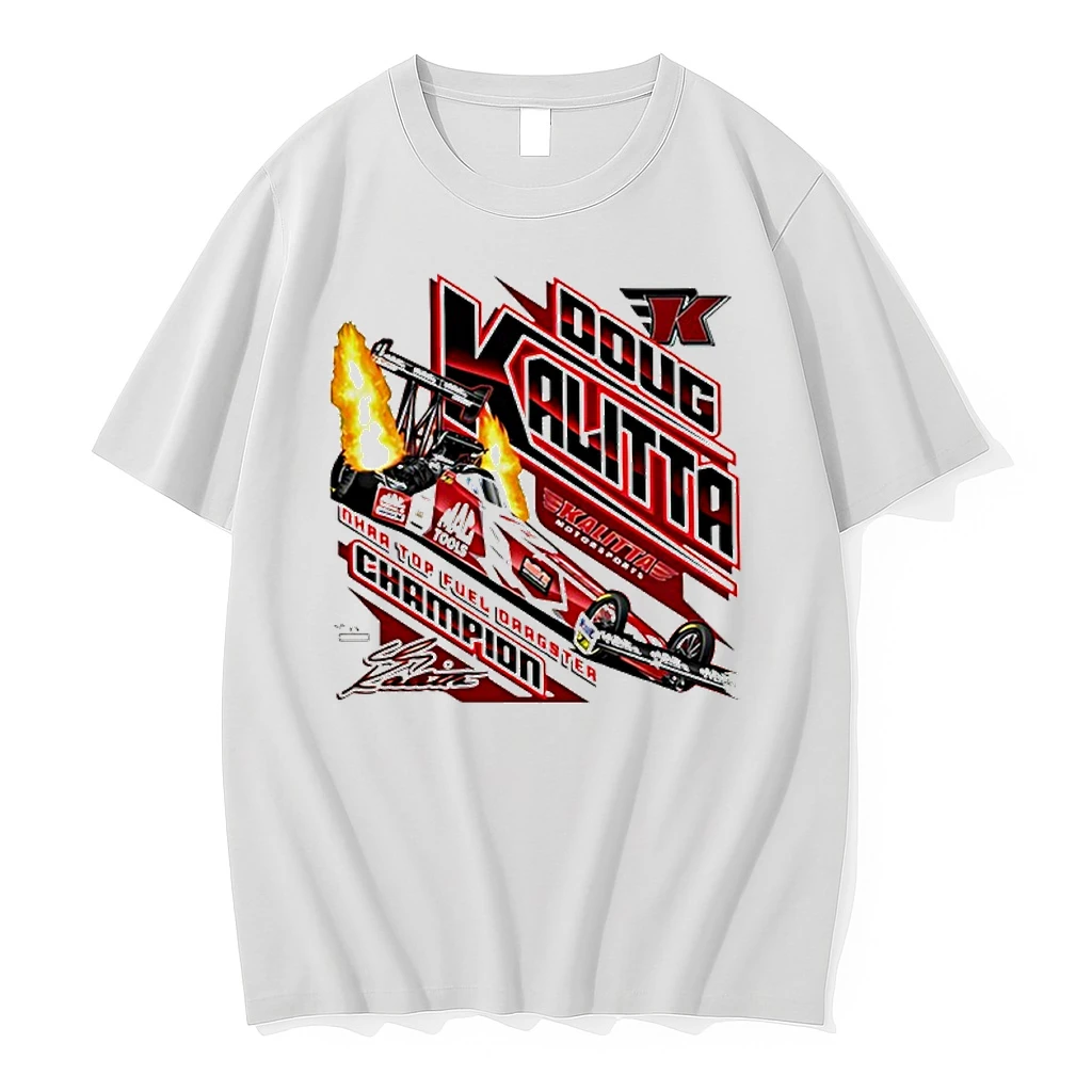 Doug Kalitta Top Fuel Dragster Champion Car Racing Graphic Shirts