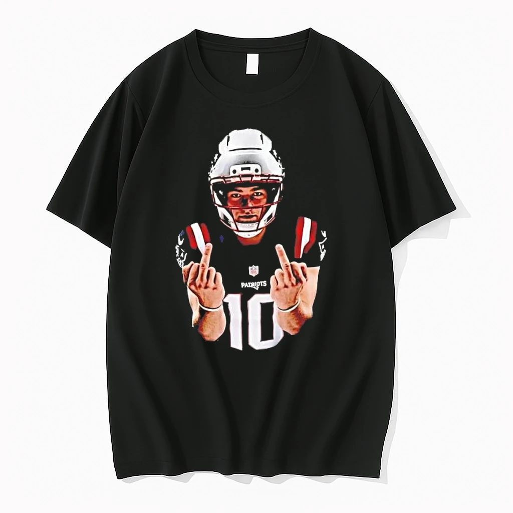Drake Maye Middle Finger New England Patriots Shirts