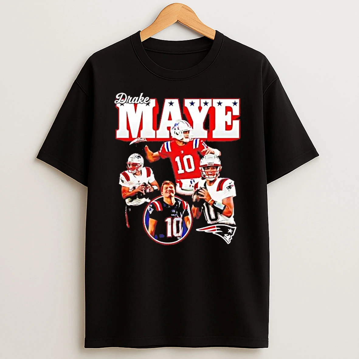 Drake Maye Picture Collage Moments Shirts
