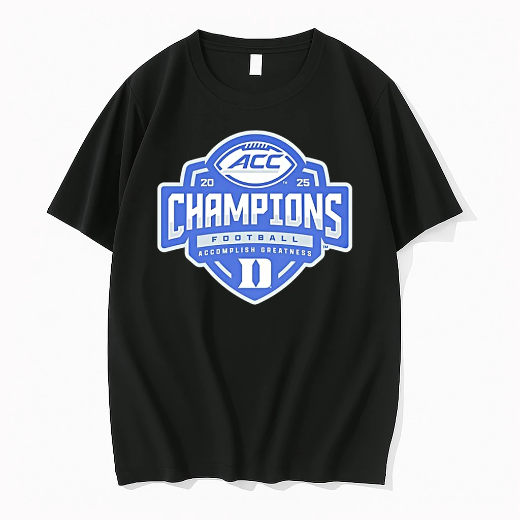 Duke Blue Devils Acc Football Champions 2025 Shirts