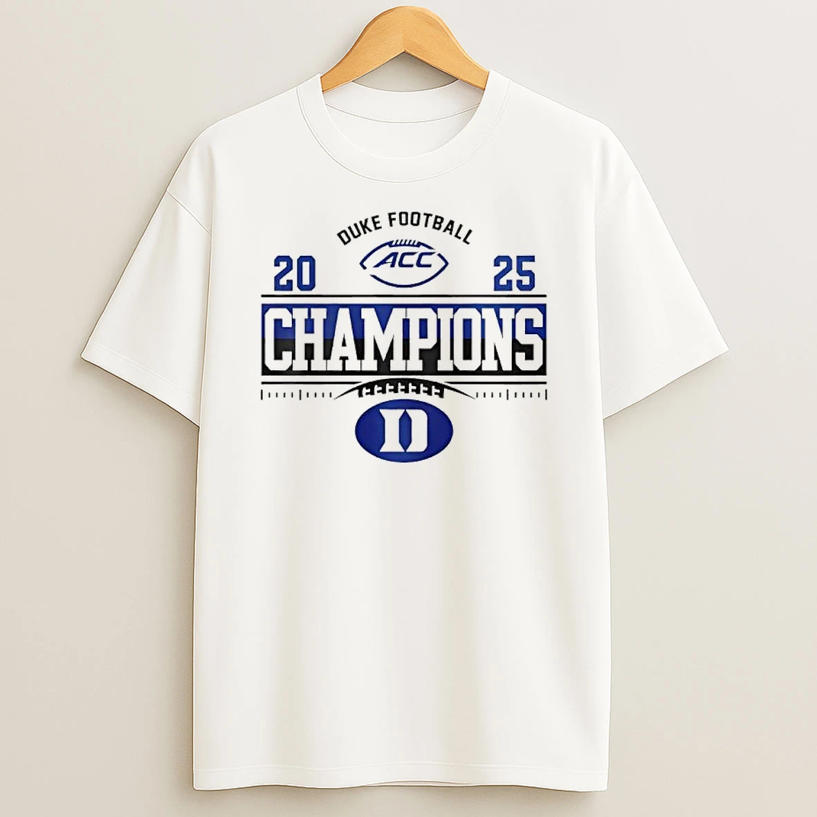 Duke Football Acc Champions 2025 Shirts