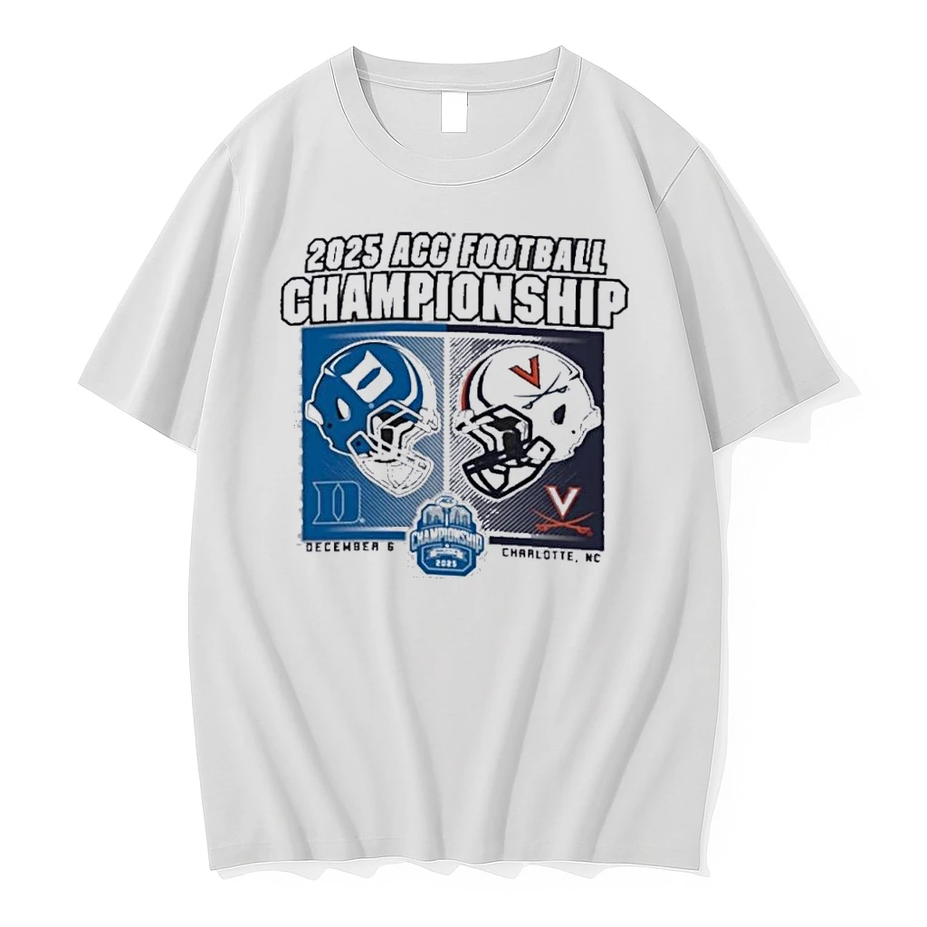 Duke Vs Virginia 2025 Acc Football Championship December 6 Shirts
