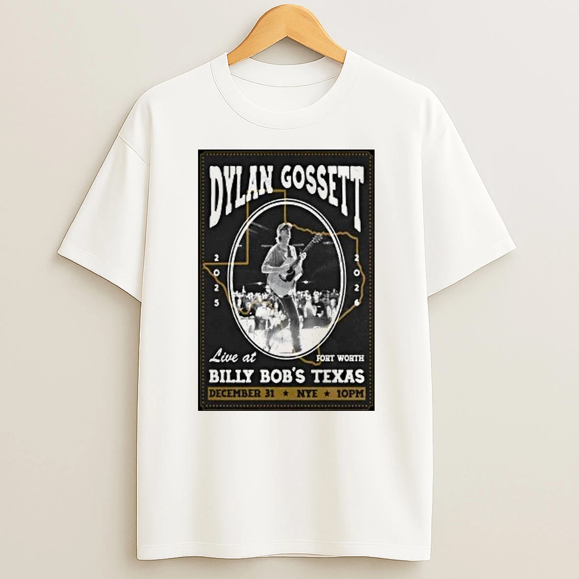 Dylan Gossett Nye Fort Worth On Dec 31 2025 Shirts