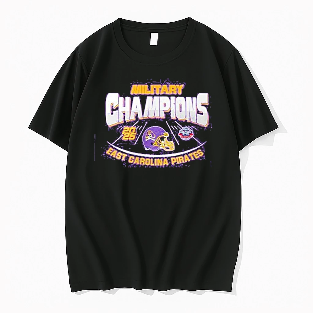Ecu Football Ncaa Military Bowl Champions 2025 Classic Shirts