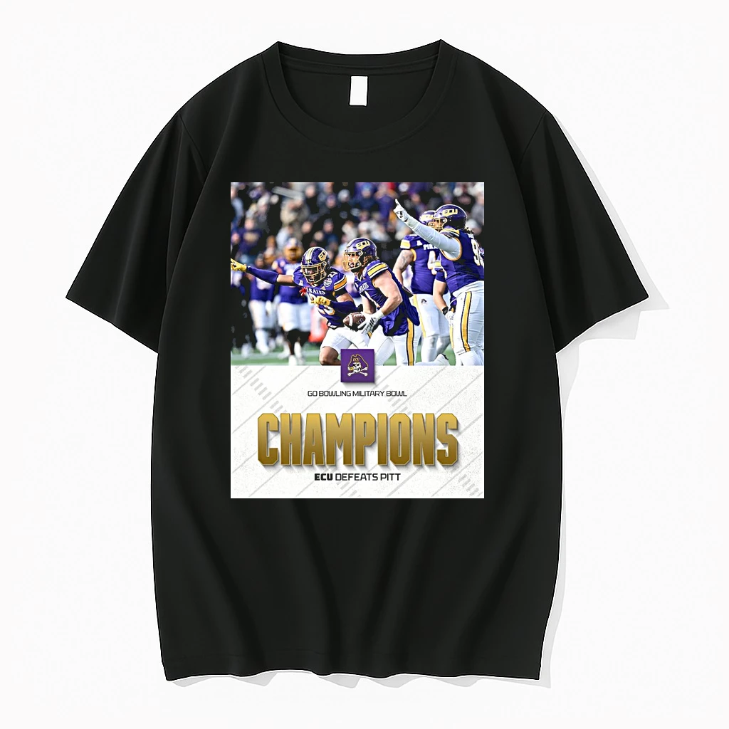 Ecu Pirates Defeated Pittsburgh 2025 Go Bowling Military Bowl Champions Shirts