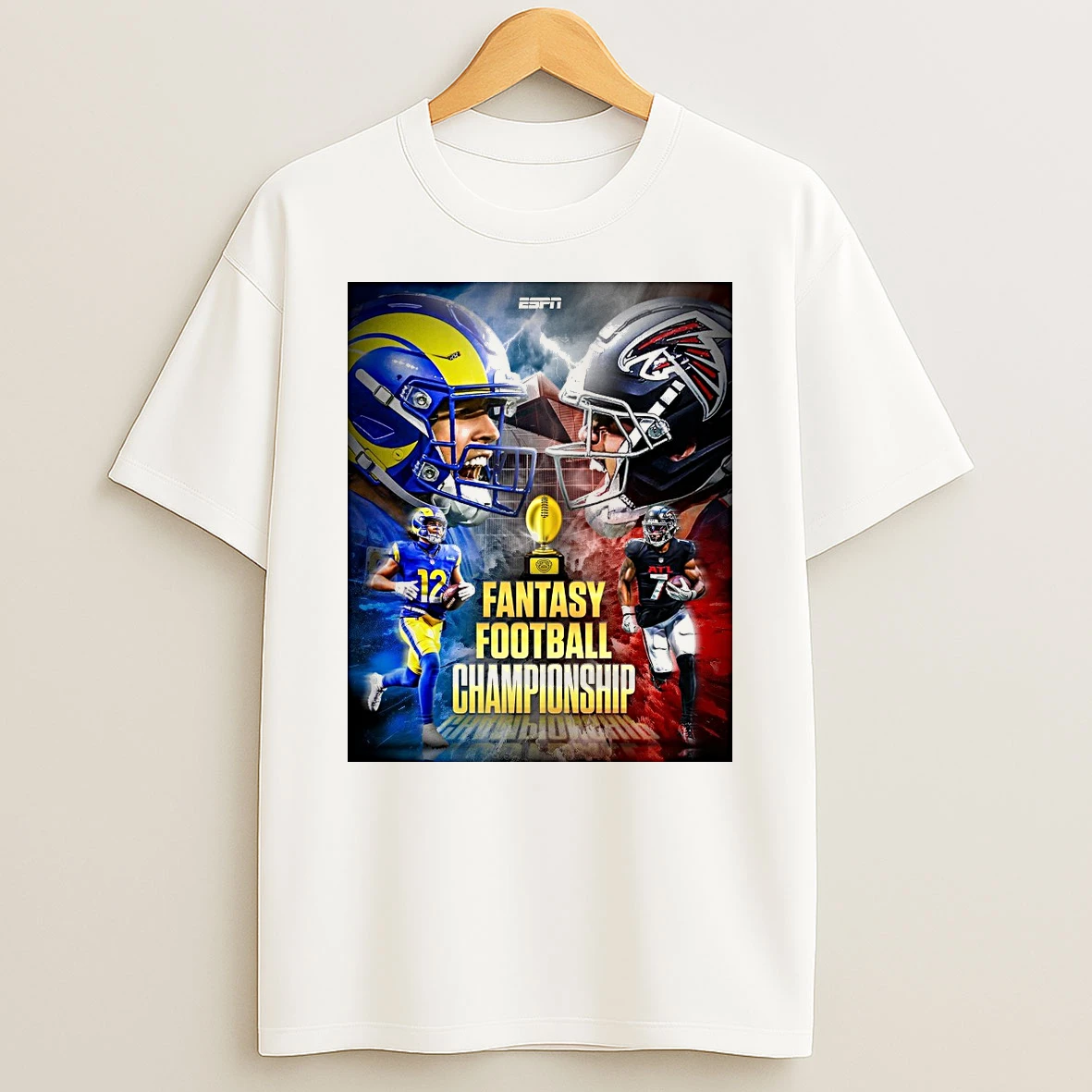 Espn Fantasy Football Championship Los Angeles Rams Vs Atlanta Falcons 2025 Shirts