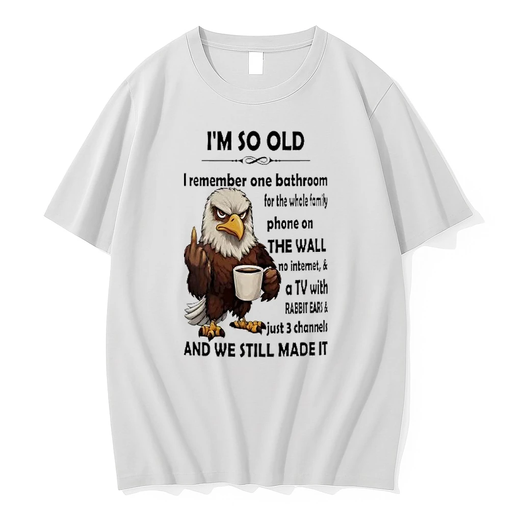 Eagle Im So Old I Remember On Bathroom For The Whole Family Shirts