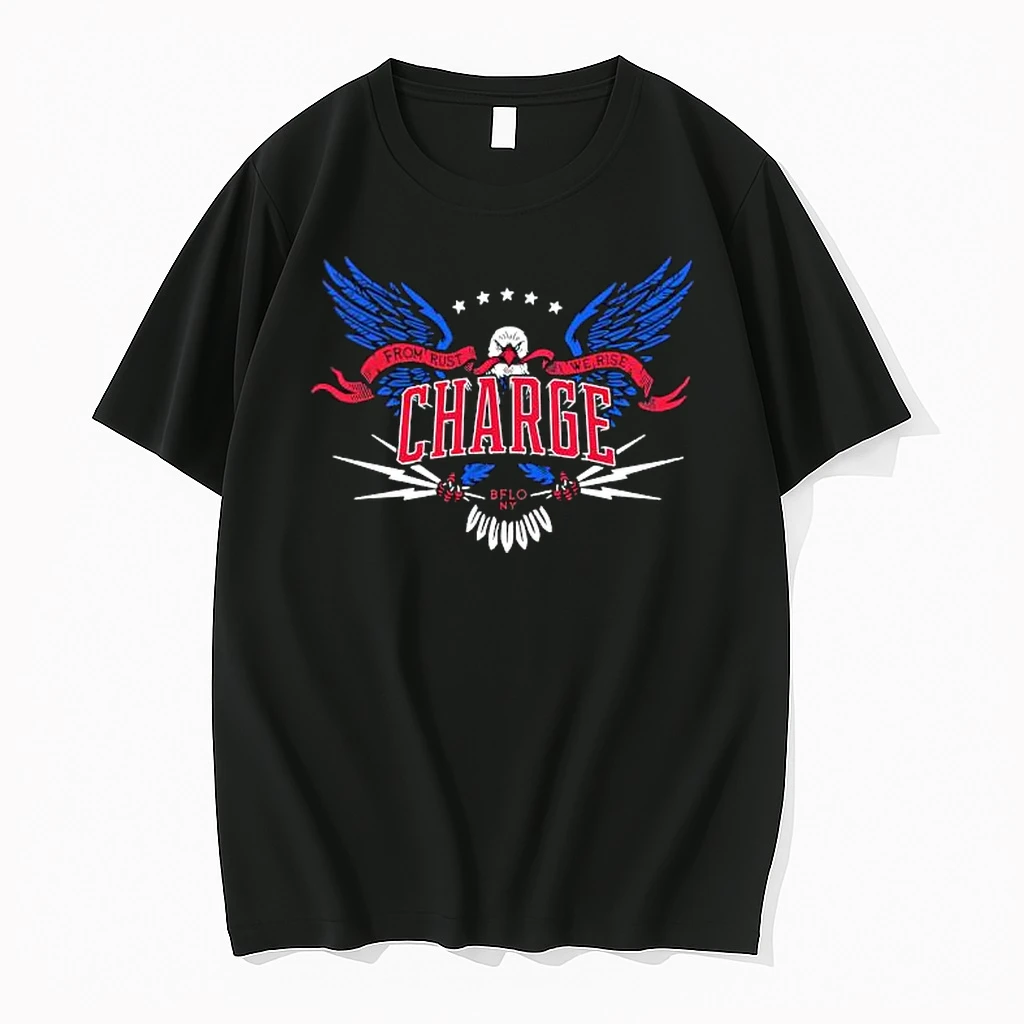 Eagle From Rust We Rise Charge Buffalo Bills Shirts