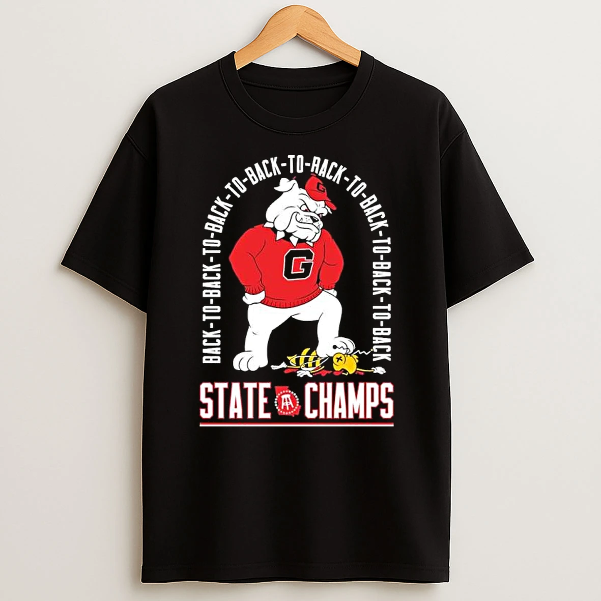 Eight Time State Champs Georgia Beat Georgia Tech Shirts