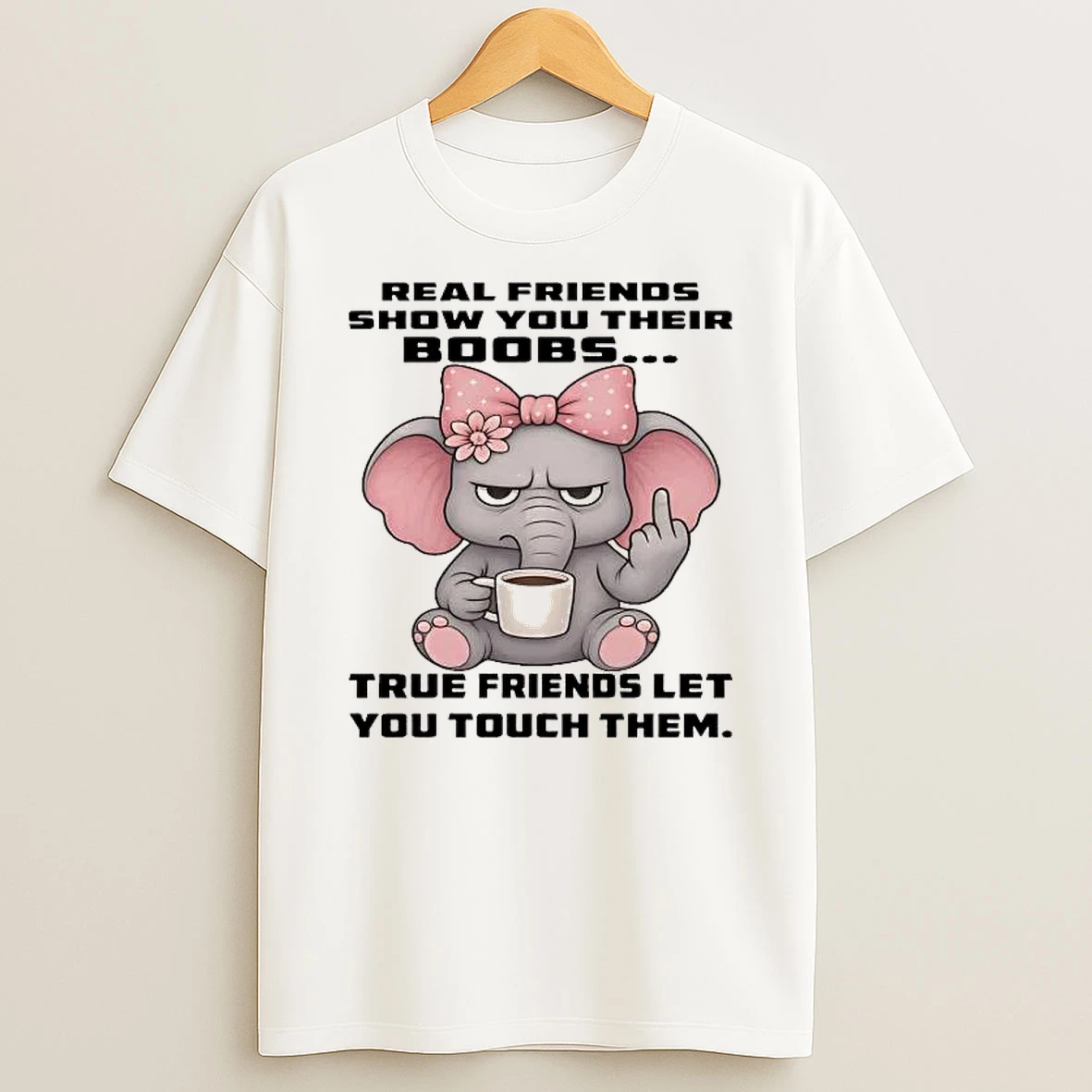 Elephant Real Friends Show You Their Boobs Shirts