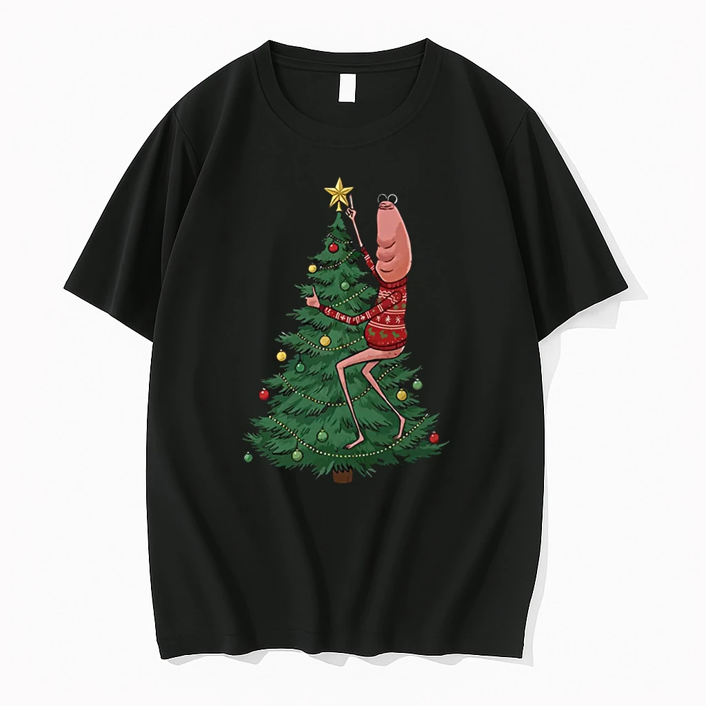 Embroidered Marcus The Worm Christmas Meme Shirts