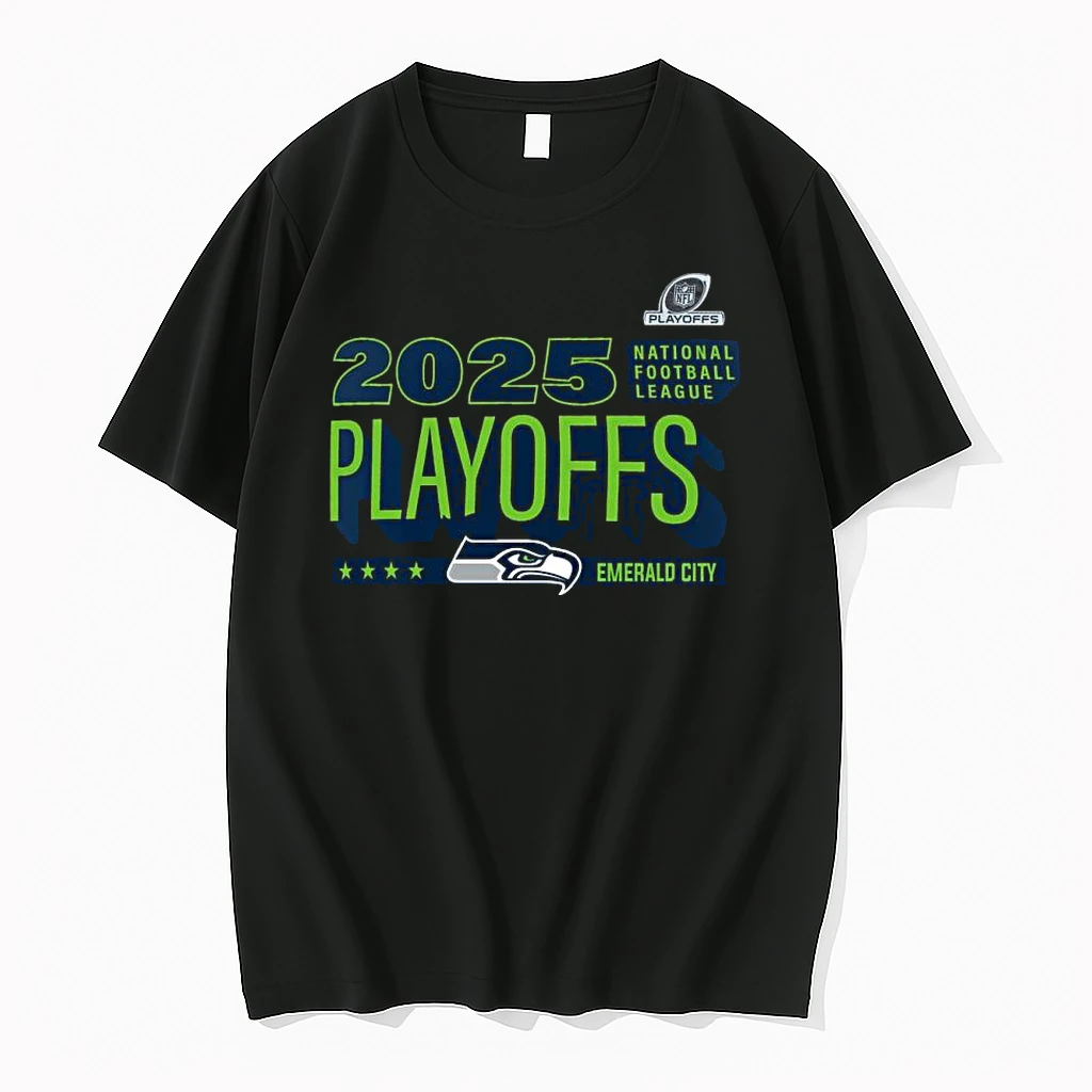 Emerald City Seattle Seahawks 2025 Nfl Playoffs Ready Shirts