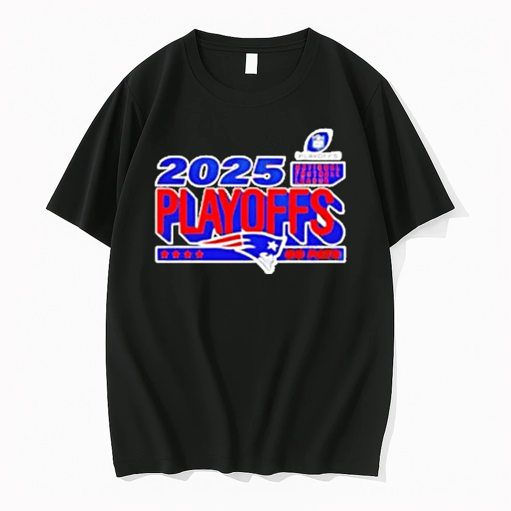 England Patriots 2025 Nfl Playoffs Ready Go Pats Shirts