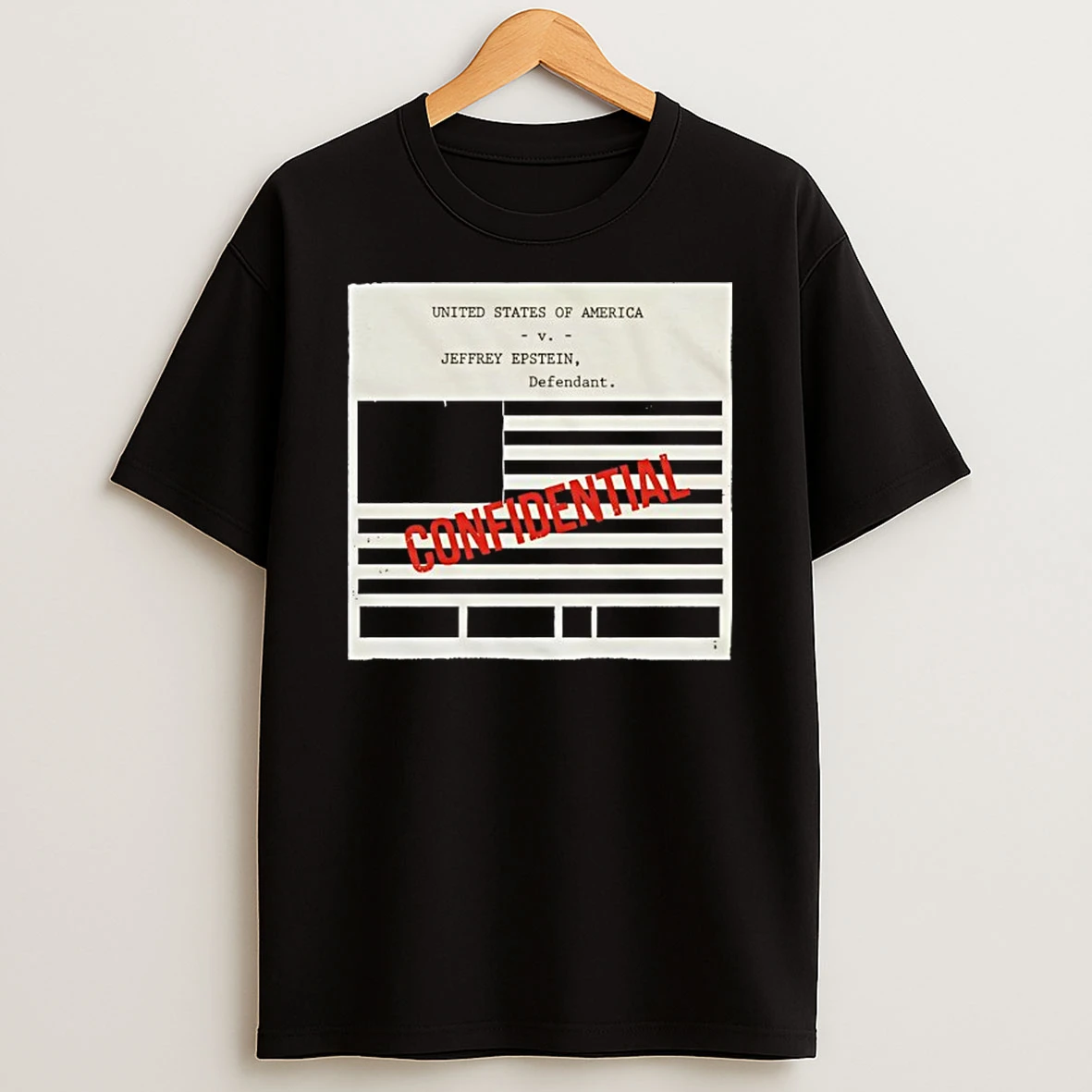 Epstein Files Flag Confidential Shirts
