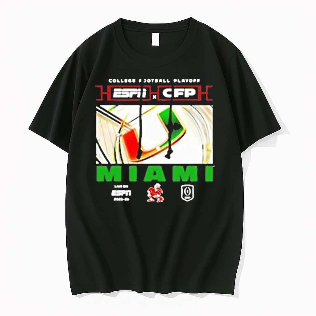Espn X Cfp Miami 2025 2026 College Football Playoff Shirts