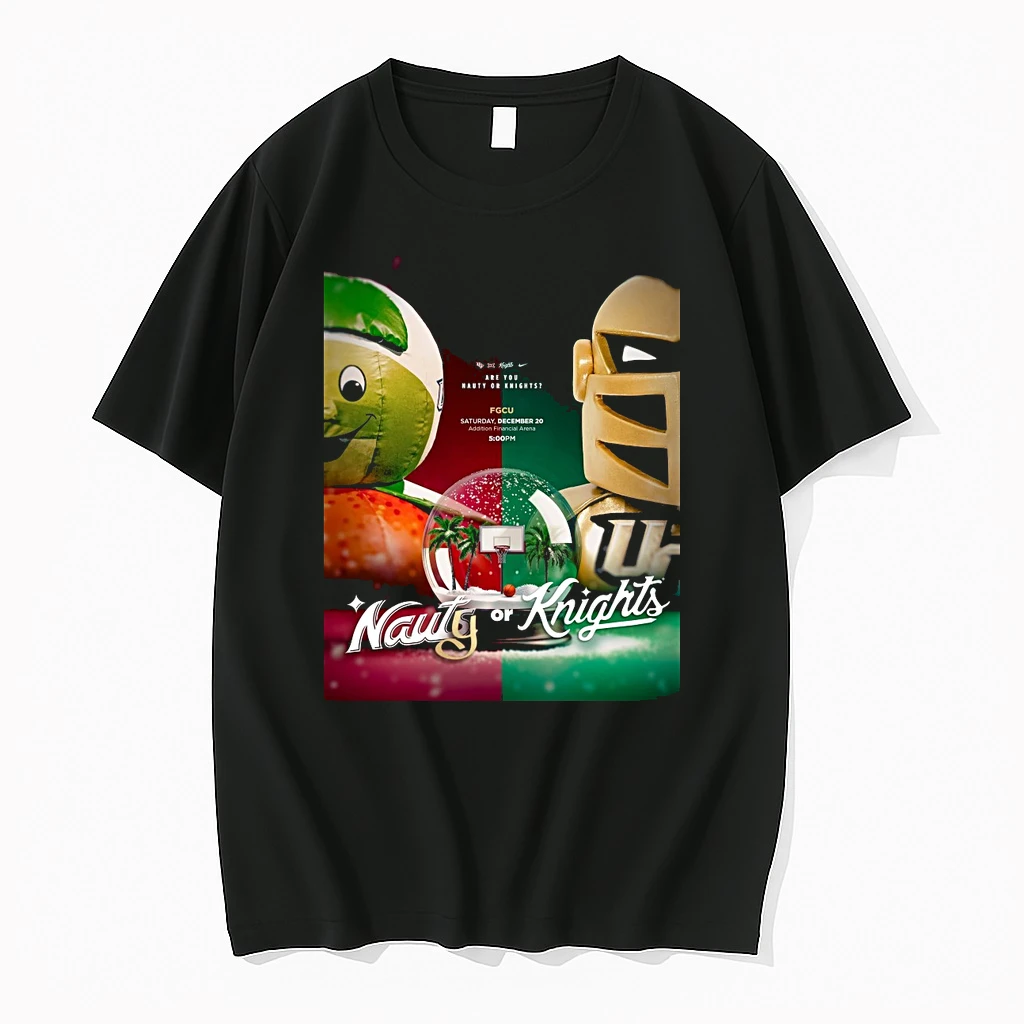 Fgcu Eagles Vs Ucf Knights December 20 2025 Are You Nauty Or Knights Mascots Shirts