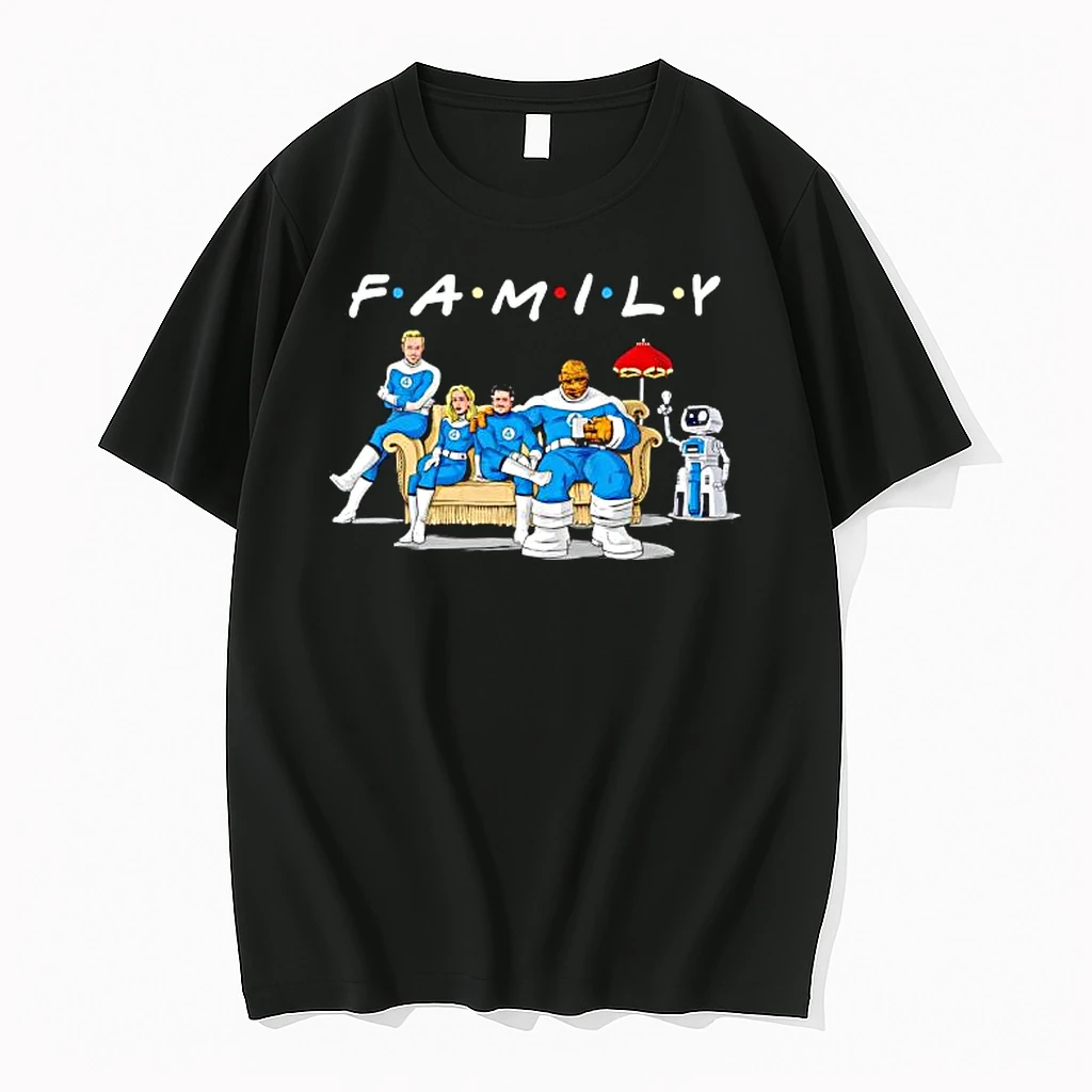 Family Fantastic Four In The Style Of Friends Shirts