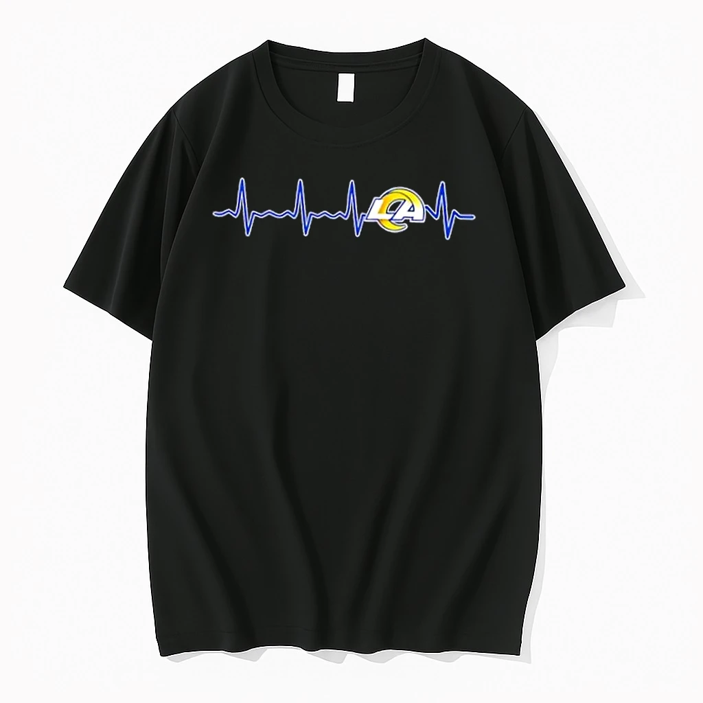 Fans Heartbeat Love Los Angeles Rams Football Shirts