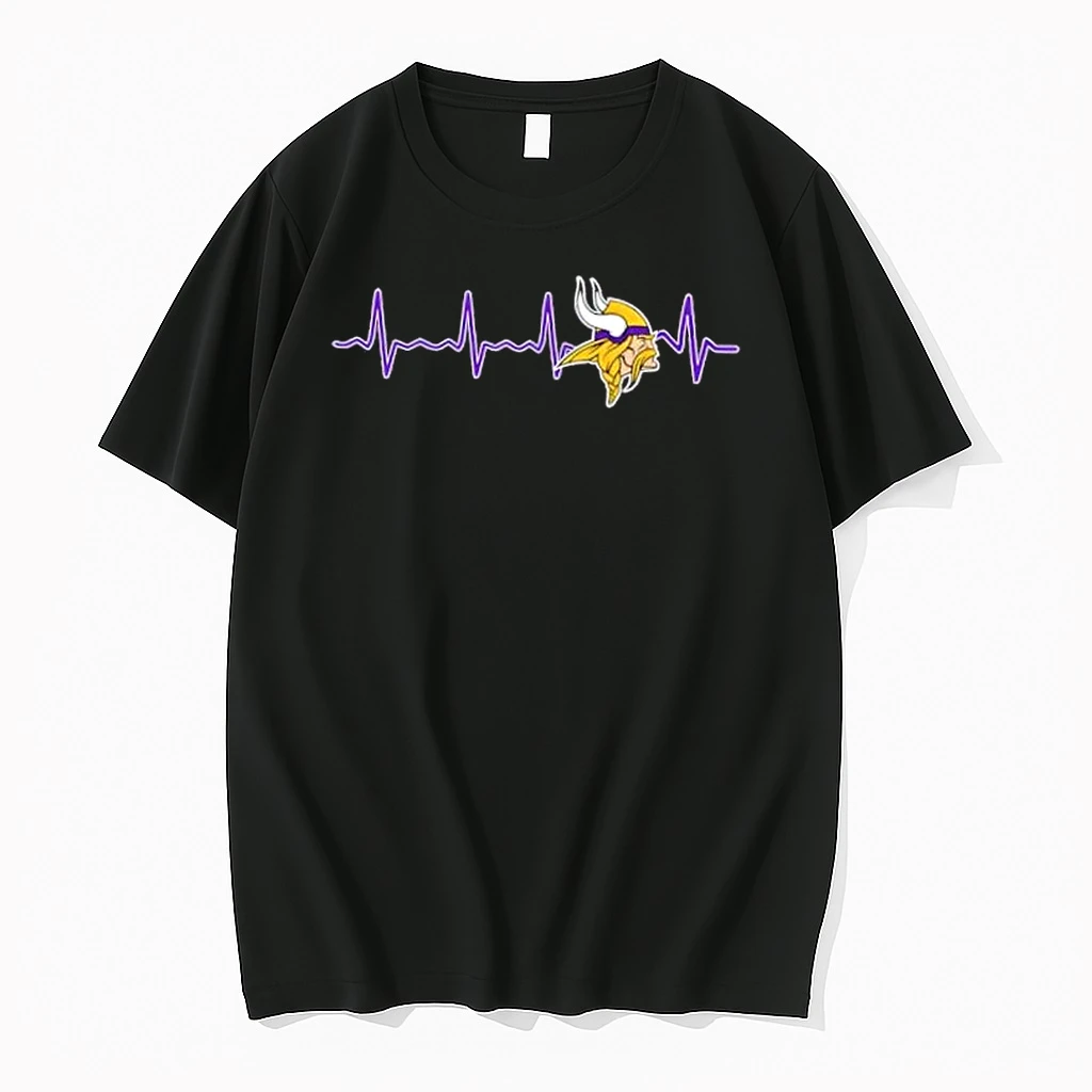 Fans Heartbeat Love Minnesota Vikings Football Shirts
