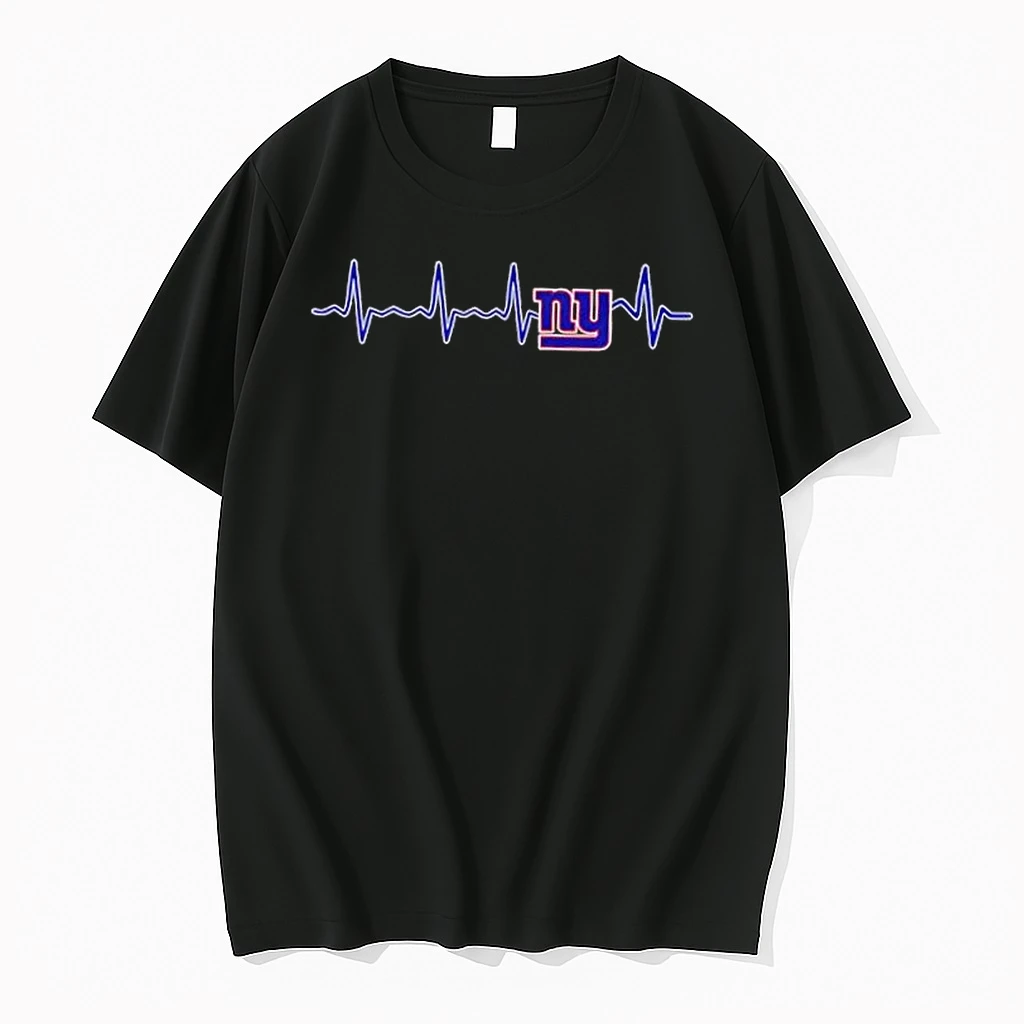 Fans Heartbeat Love New York Giants Football Shirts