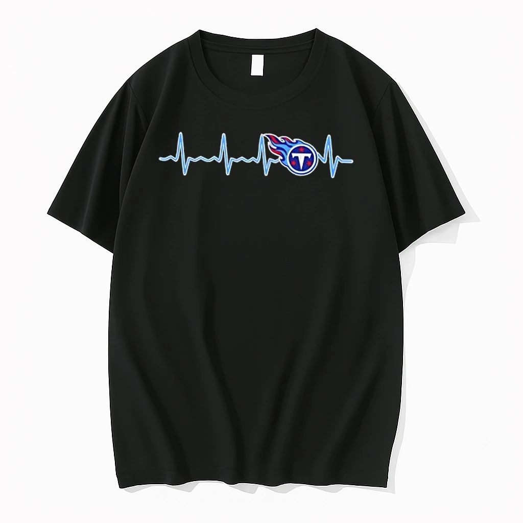 Fans Heartbeat Love Tennessee Titans Football Shirts
