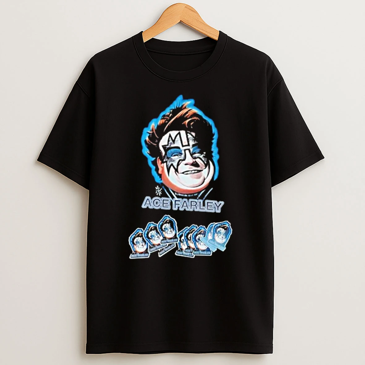 Fat Ace Frehley Kiss Legend Graphic Shirts