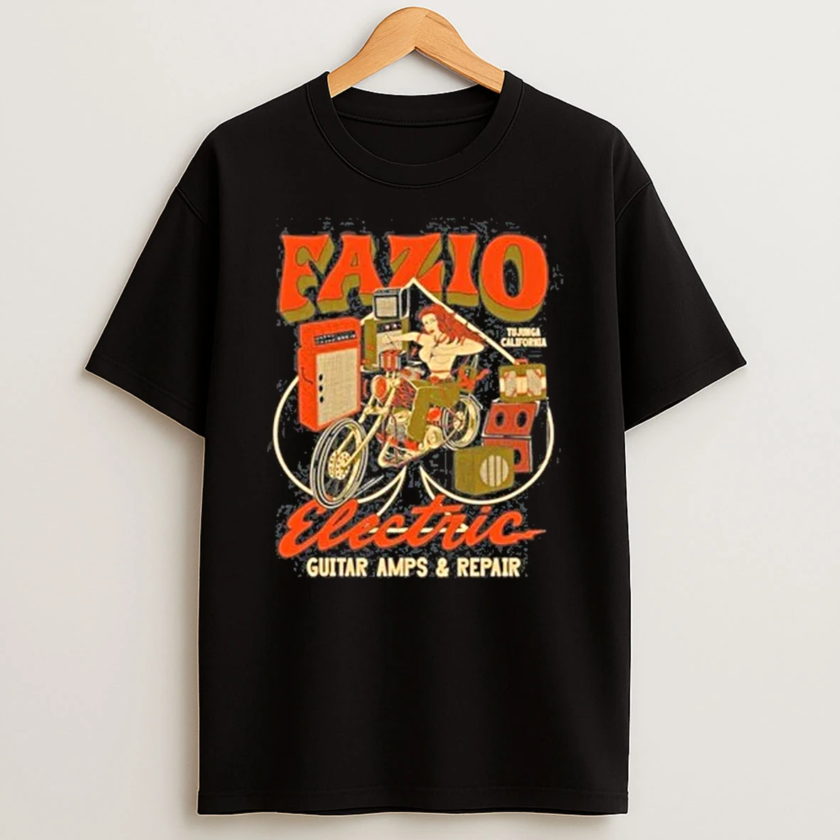 Fazio Electric Guitar Amps And Repair Shirts