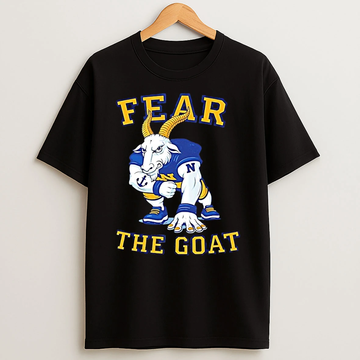 Fear The Goat Navy Midshipmen Football Mascot Shirts