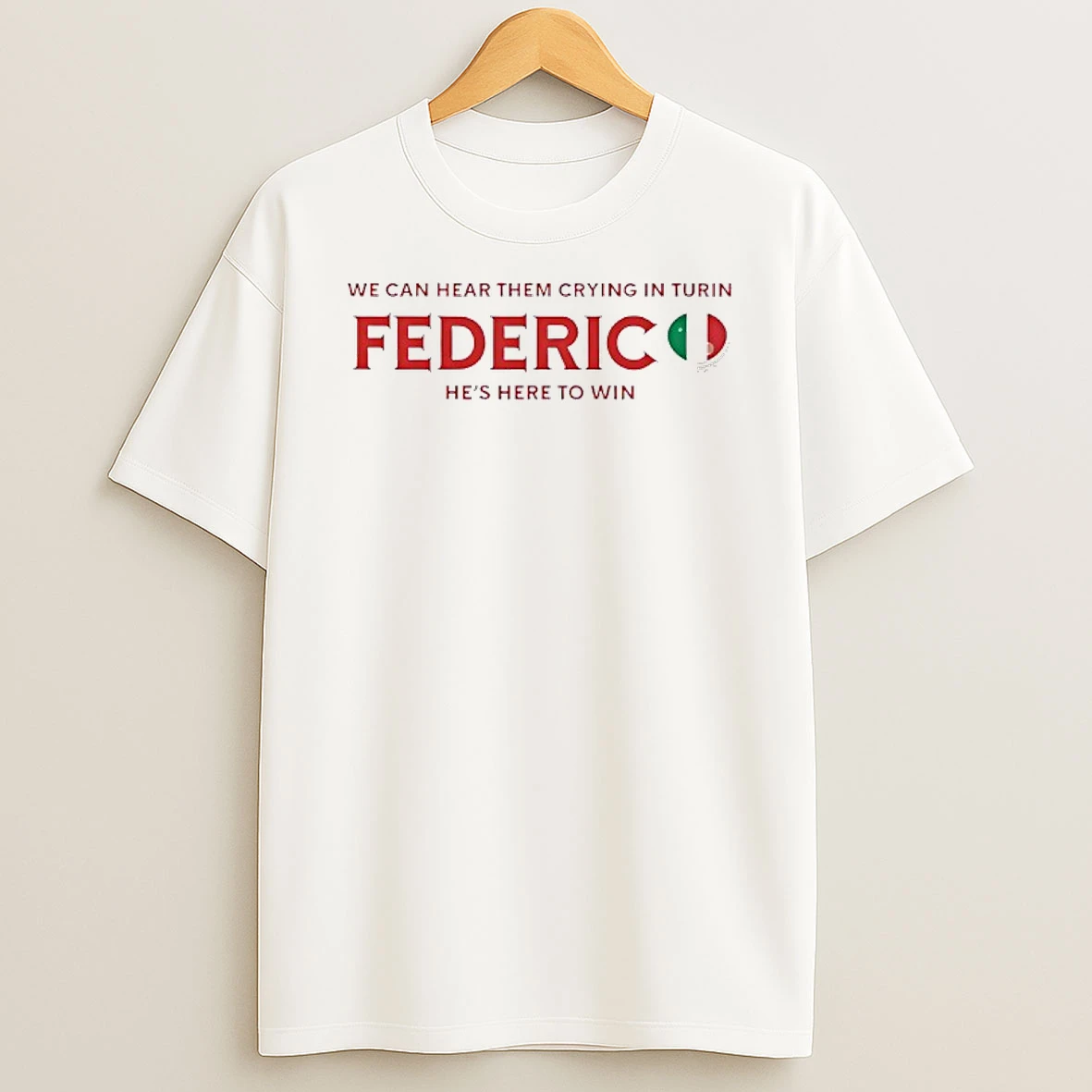 Federico Chiesa We Can Hear Them Crying In Turin Shirts