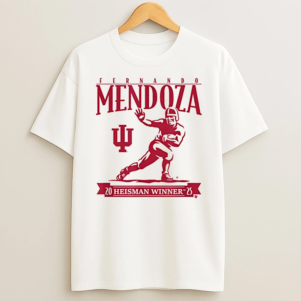 Fernando Mendoza Heisman Trophy Indiana Football Shirts