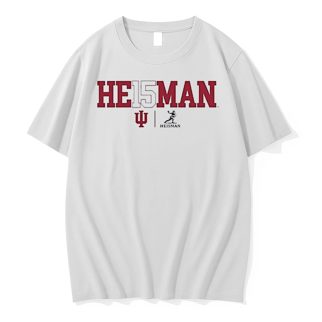 Fernando Mendoza Iu Football 2025 Heisman Trophy Winner Text Shirts