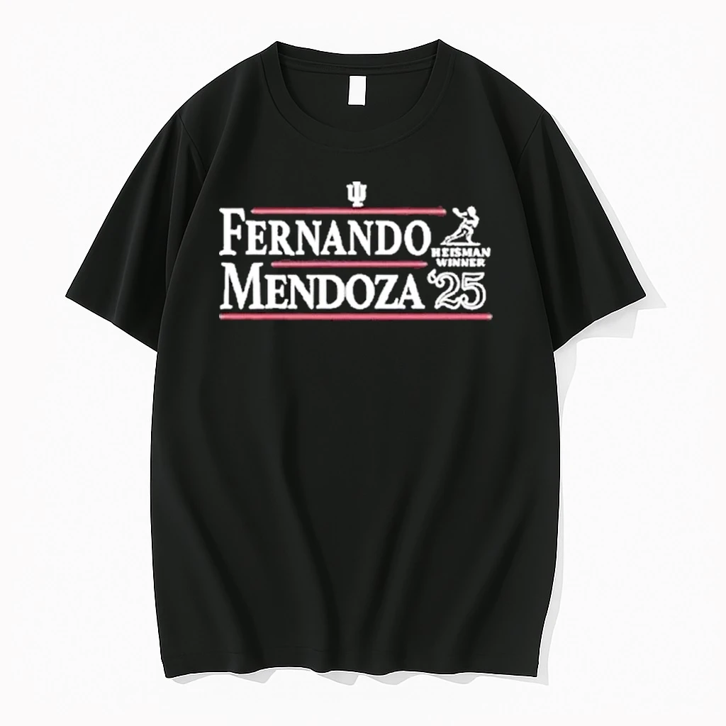 Fernando Mendoza Indiana Hoosiers Heisman Winner 2025 Shirts